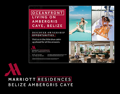 The Belize Marriott Residences, Ambergris Caye logo design