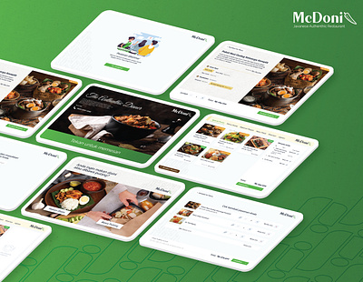 Mini Kiosk Interface design food graphic design indonesia interface kiosk restaurant ui