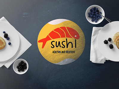 what do you think about this logo branding design graphic design illustration indonesia japan logo sushi typography ui ux vector