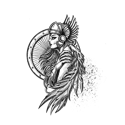Goddess of Wisdom artwork athena characters digital art drawing goddess greek illustration wisdom woman