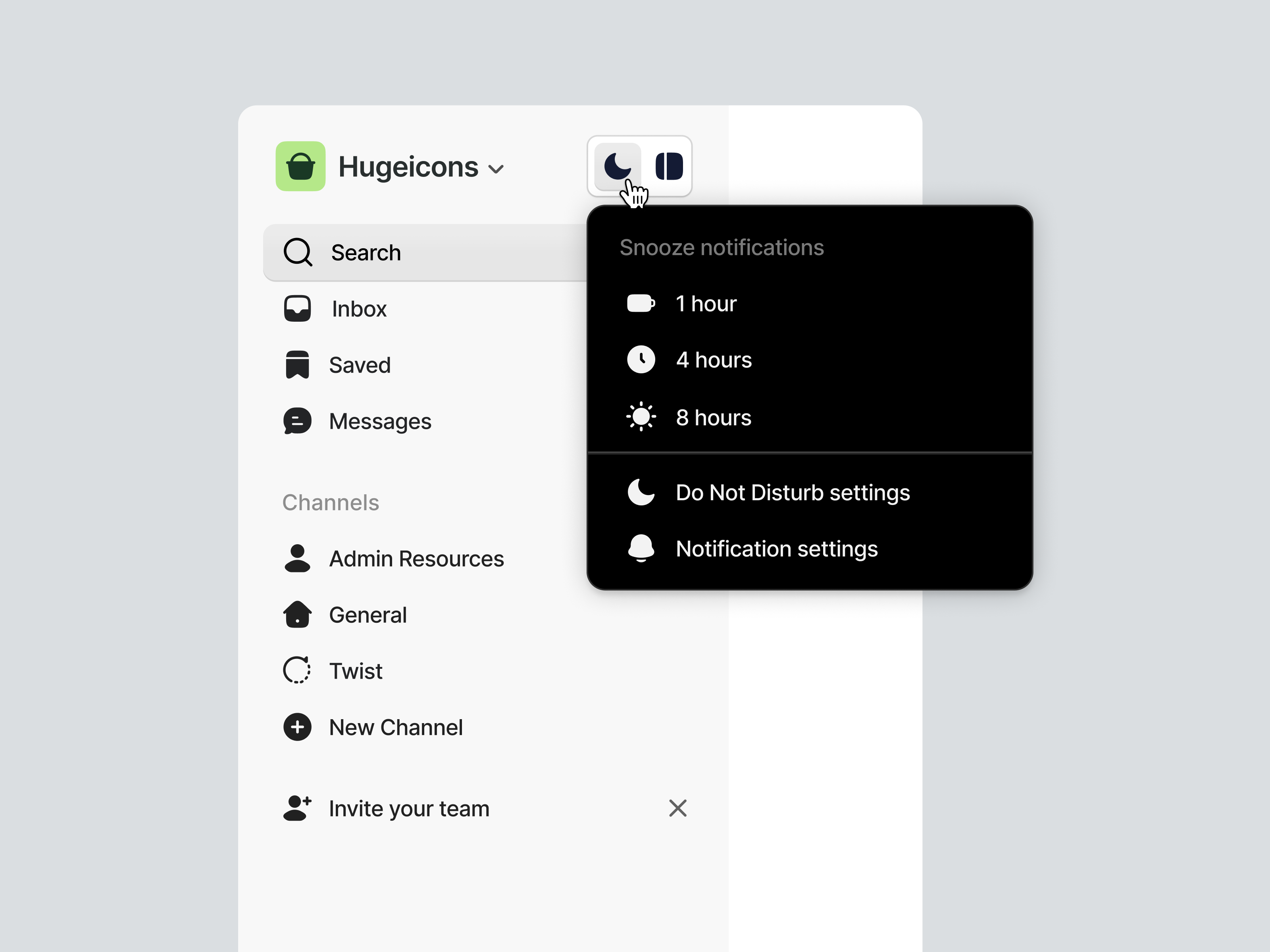 Sidebar Dropdown Hugeicons Pro by Hugeicons on Dribbble
