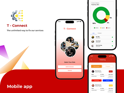 T-Connect Mobile App design design app designer designs mobile ui screens ui