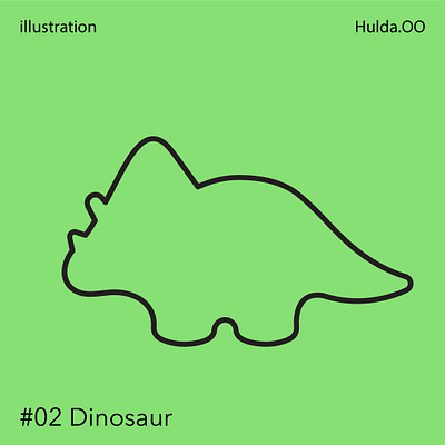 Dinosaur design graphic design icon icon design illustration
