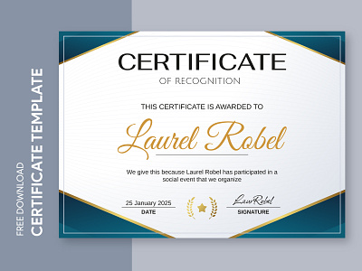 Certificate of Recognition Free Google Docs Template certificate certificate of recognition certificates diploma doc docs document documentation free google docs templates free template free template google docs google google docs google docs certificate template print printing recognition certificate template templates word