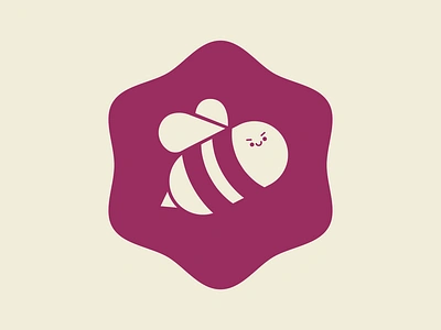 BEE adobe badge bee bees bold branding clean design graphic graphic design icon illustrator logo mark symbol vector vis id visid viz id