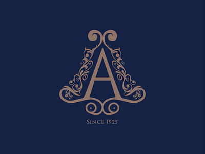 Atelier Logo Design branding clothing graphic design india indian logo royal wear