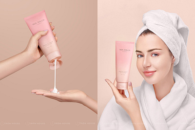 SKIN TOUCH | Key Visual Campaign advertising cosmetic creative design graphic design photography