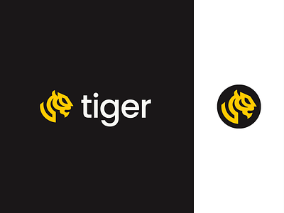 Tiger - logo design animal app icon best top brand brand identity branding forest ident identity jungle logo logo design logo designer modern minimal simple power powerful symbol tiger tiger logo wild