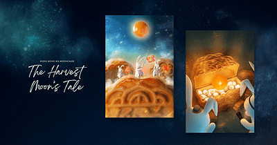 The Harvest Moon's Tale | 3D Animation Campaign advertising commercial creative design graphic design mooncake photography