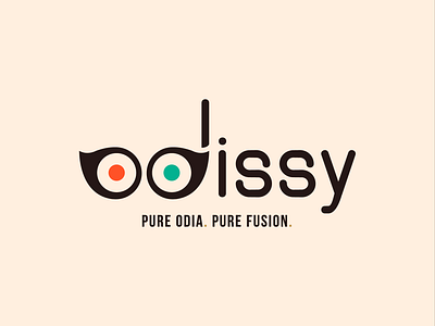 Oodissy Logo Design branding food graphic design india indian logo restaurant