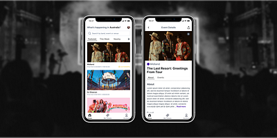 Design a Concert Ticketing App app branding concert movie ticket ticketing ui ux