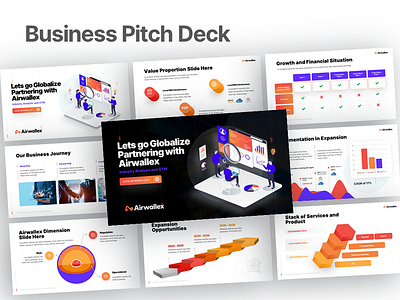 Business Pitch Deck business design infographic pitchdeck powerpoint ppt presentation presentation design