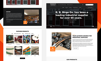 R. B. Birge Co css figma html landing page logo ui user interface ux