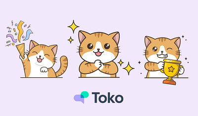 TOKO English Mascot Design branding graphic design illustration