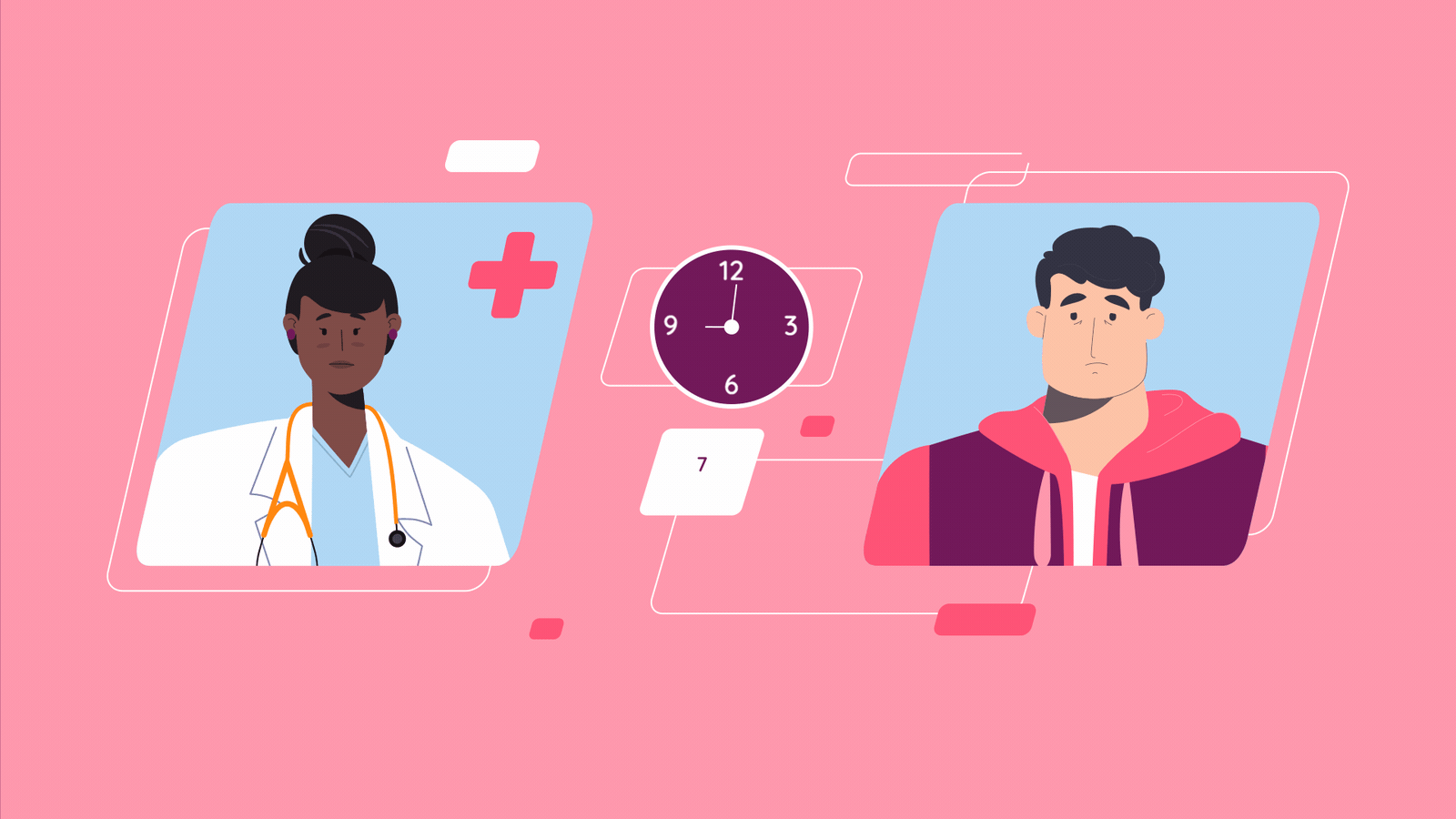 Asthma Control Test 2danimation adobe illustrator after effects animation asthma character animation doctor gif healthcare illustration medicine test