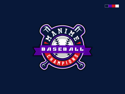 Manime Baseball Club baseball club logo sports