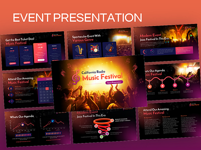 Event Presentation design event infographic pitchdeck powerpoint ppt presentation presentation design