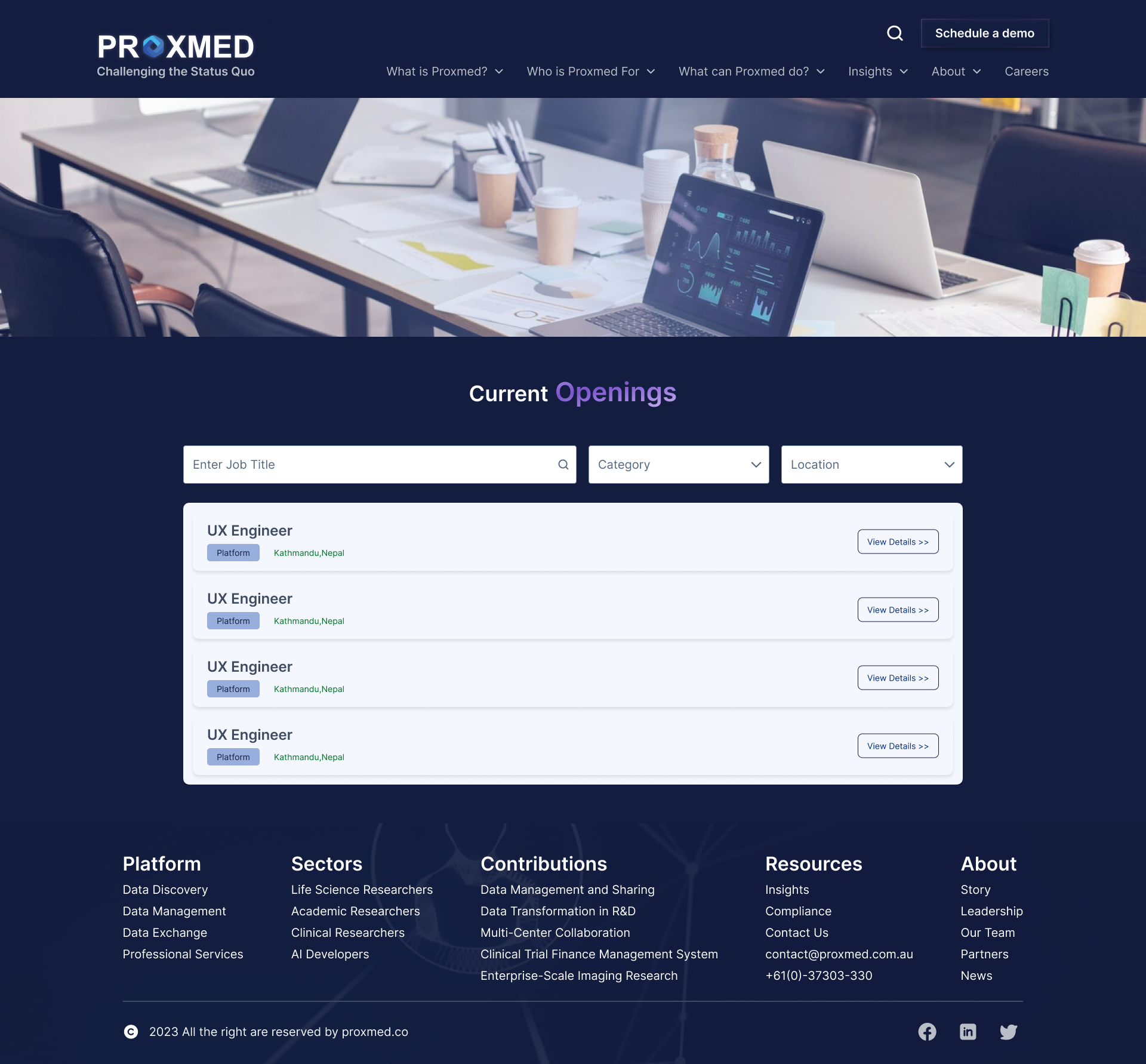 Career Page Design by Kiran Bhattarai on Dribbble