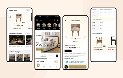 Furniture Mobile App mobile app ui uiux