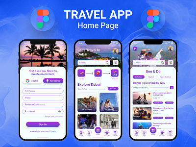 Travel app design ideas agency app design app app design design dubai travel graphic design logo medical app mobile aplication mobile app redesign app responsive app tourism app travel app travel service travelling trip ui