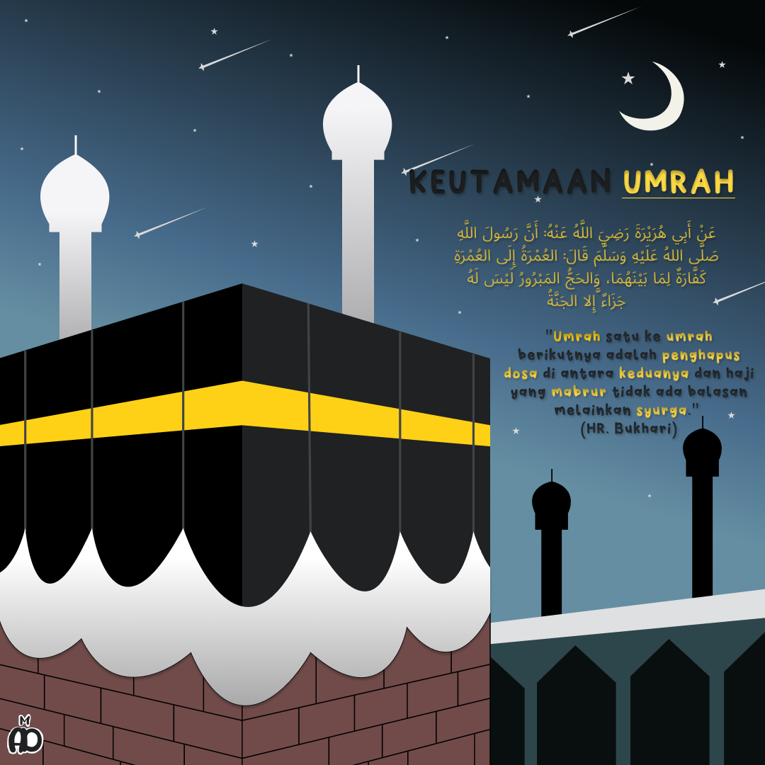 Keutamaan Umrah - Poster Dakwah by Adzkia Amada on Dribbble