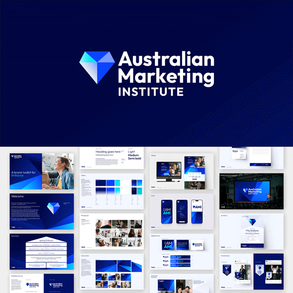 Hulsbosch - Australian Marketing Institute rebrand - Oct 2023 branding graphic design logo