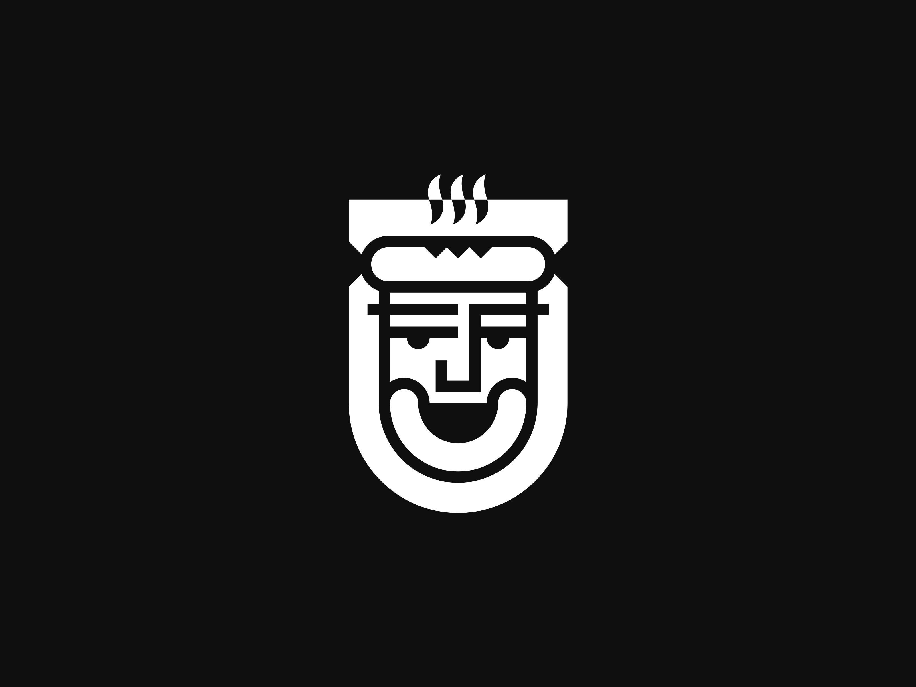 Herr Brückner Wurstbraterei - Logo Design branding face fast food fastfood food freelance logo design freelance logo designer head hot dog hotdog logo logo design logo designer minimal restaurant sausage simple wiener