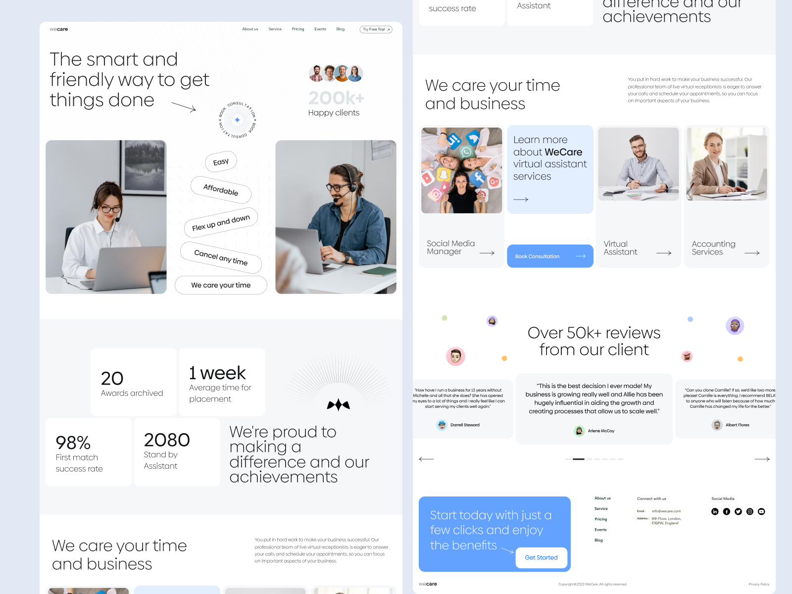 Example of Website UI/UX Design