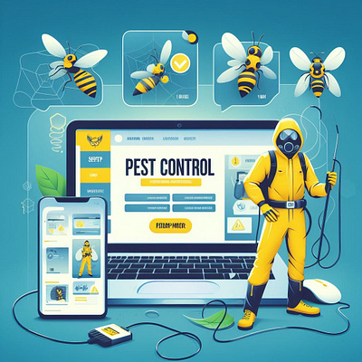 Pest control marketing ads 10 design graphic design illustration pest control