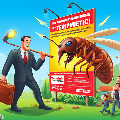 Pest control marketing ads 6 design graphic design illustration pest control