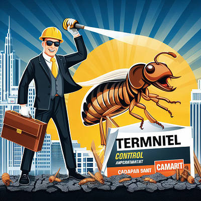 Pest control marketing ads 5 design graphic design illustration pest control