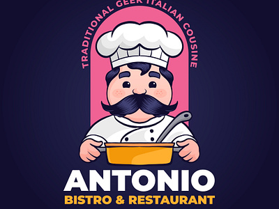 🍱Bistro & Restaurant - Logo app branding design graphic design illustration logo motion graphics typography ui vector