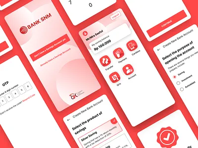 Create New Saving Account bank mobile banking saving account ui ux