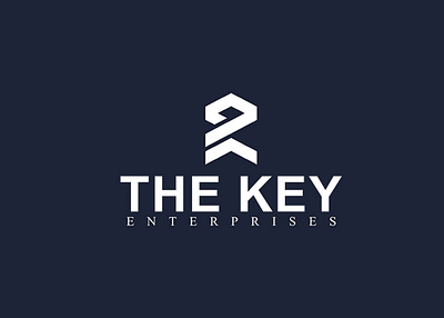 THE KEY ENTERPRISES (Clients logo) 3d artisticexpression beautiful card branding design enterprise graphic design illustration logo ui vector