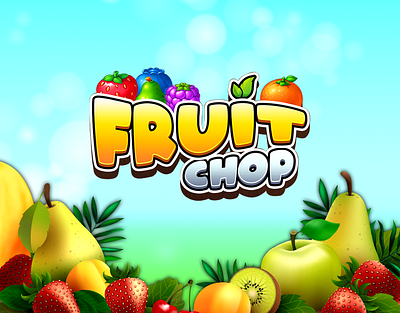 UI Design for Fruit Chop - Action Game 2d games action game graphic design hypercasual multiplayer ui
