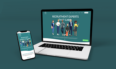 Recruitment Company Website Design For Quarec Resources creative design expert figma mockup prototype quarec recruitment resources ui ux wireframe