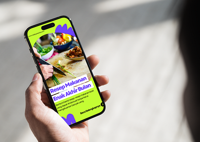 Instagram Story of Dynamic Purple Green Professional Food Recipe branding canva canvatemplate cooking design design graphic v designer graphic graphic design illustration instagram logo social media