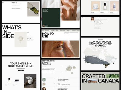Effeme brand brand identity design ecommerce healthcare product skincare typography web website welness