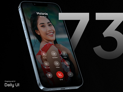 Daily UI #73 - Ongoing call UI app buttons call call interface calling interface dailyui design incoming call interface ios iphone minimalism mobile mobile app ongoing call simple ui uiux user experience ux