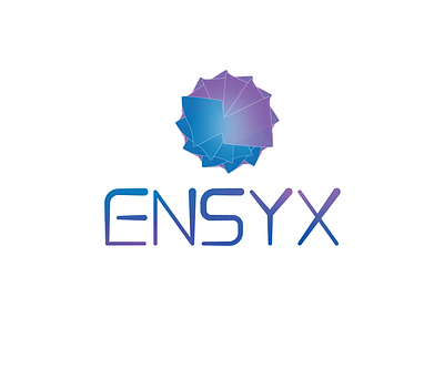 Futuristic logo for ENSYX logo modern
