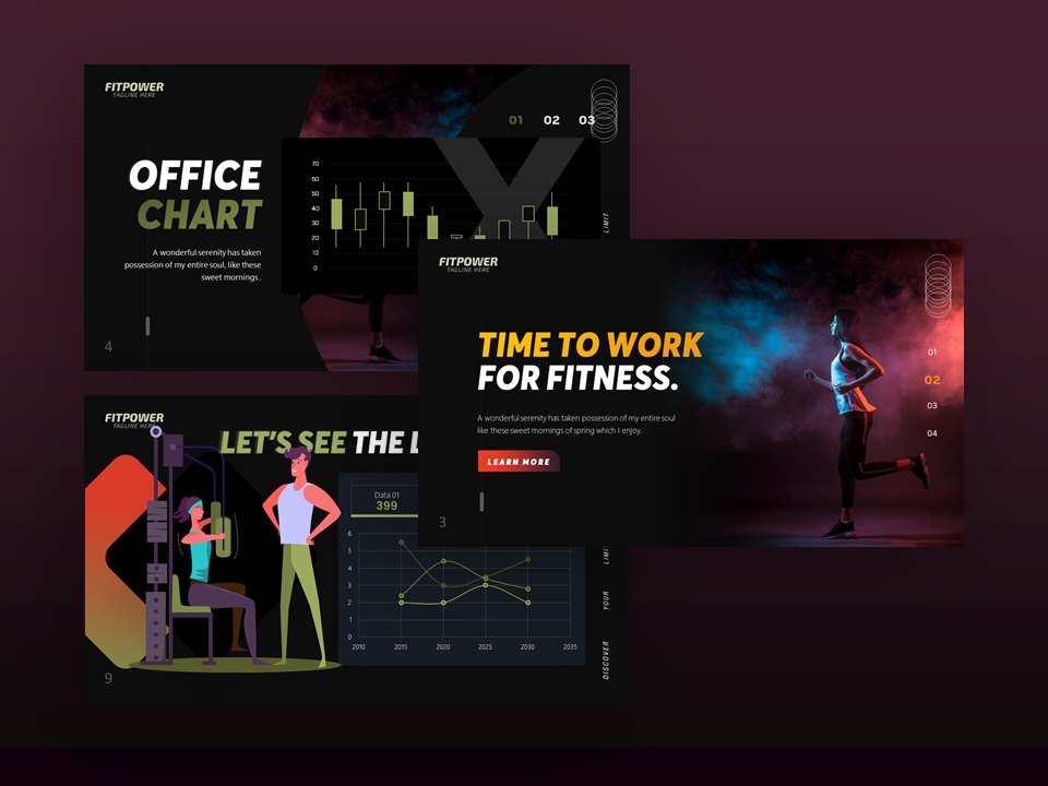 Fitness Pitch Deck by Devi Namira Amalia on Dribbble