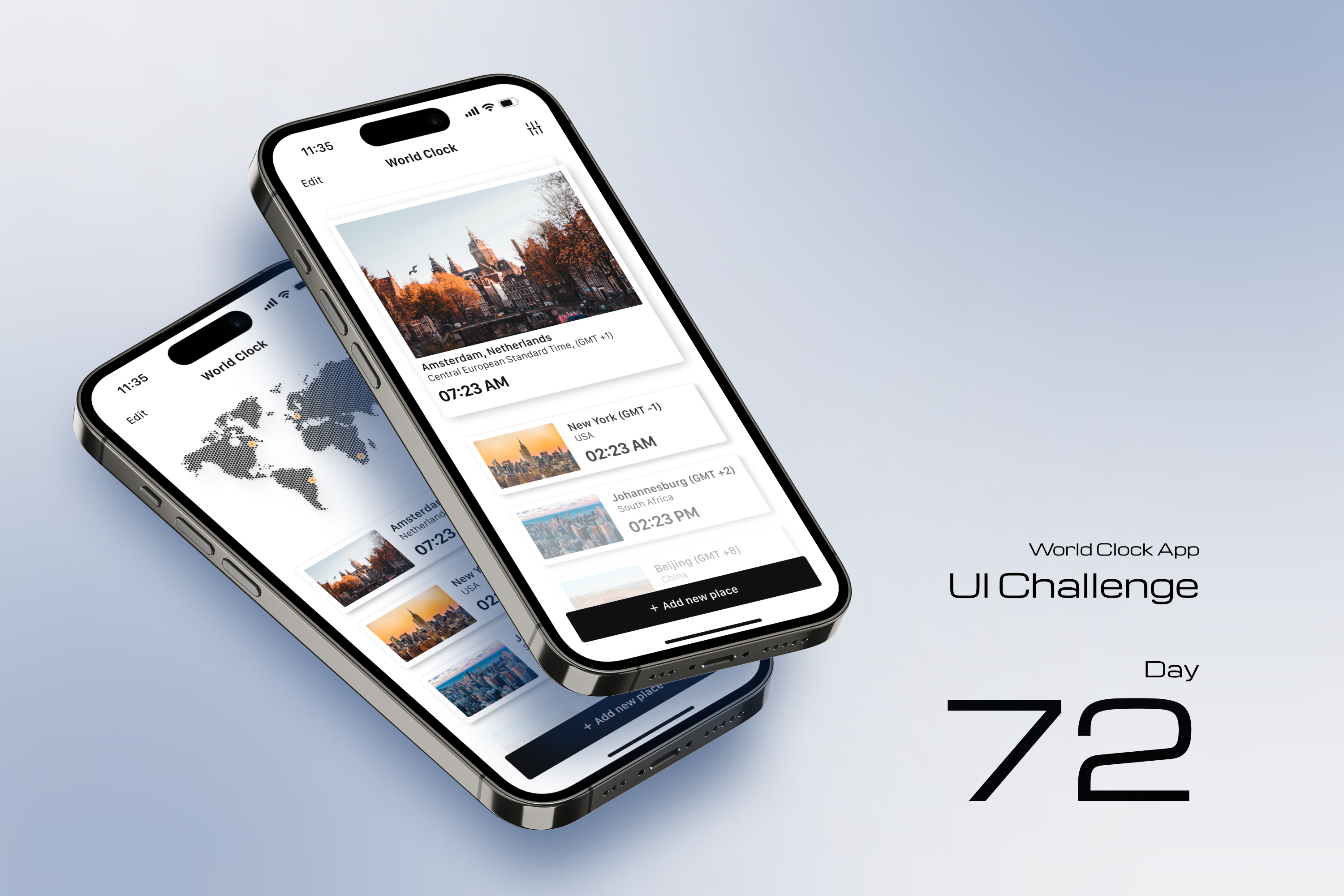 World Clock App app design application cet clock design gmt greenwich mean time greenwich time ios ios design ios ui mobile mobile app mobile design time time zone ui ui design ux ui world time