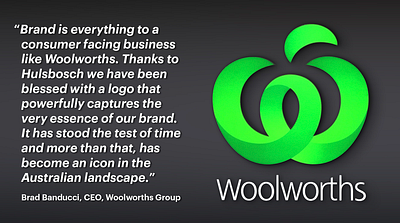 Hulsbosch - Woolworths logo design - 2008 branding graphic design logo