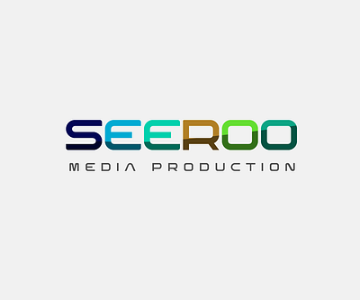 SEEROO Media Production logo colorful logo modern