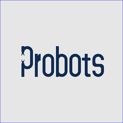 Probots logo logo modern typography