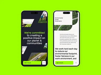 Netceed Mobile Web Design button cards clean environment green layout mobile mobile design responsive sustainability ui ui design uiux user interface ux design visual design web web design website website design