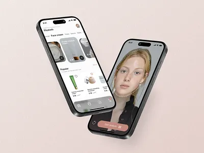 Skin care app concept app cosmetics cosmetology design makeup skin skin care skincare ui ui ux ui design ux