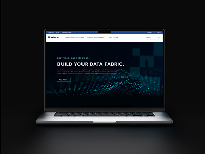 NetApp Data Fabric bold brand branding clean data design digital graphic design landing page minimal simple tech technology ui ui design visual design web web design website