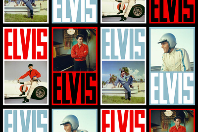 Elvis Presley artist branding design elvis elvis presley graphic design logo music system typography visual identity