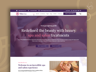 TRoo Spa - Divi WordPress Theme divi wordpress theme spa divi theme spa wordpress theme wordpress design wordpress theme